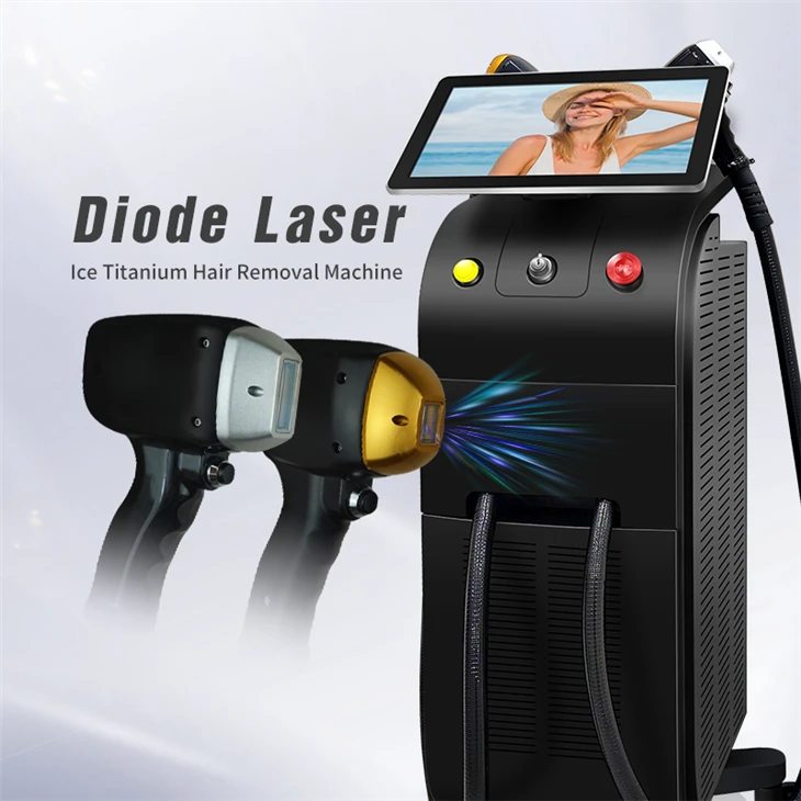 Permanent 4 Bands Diode Laser Hair Removal Machine