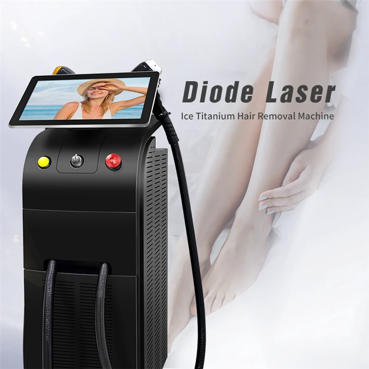 Permanent 4 Bands Diode Laser Hair Removal Machine